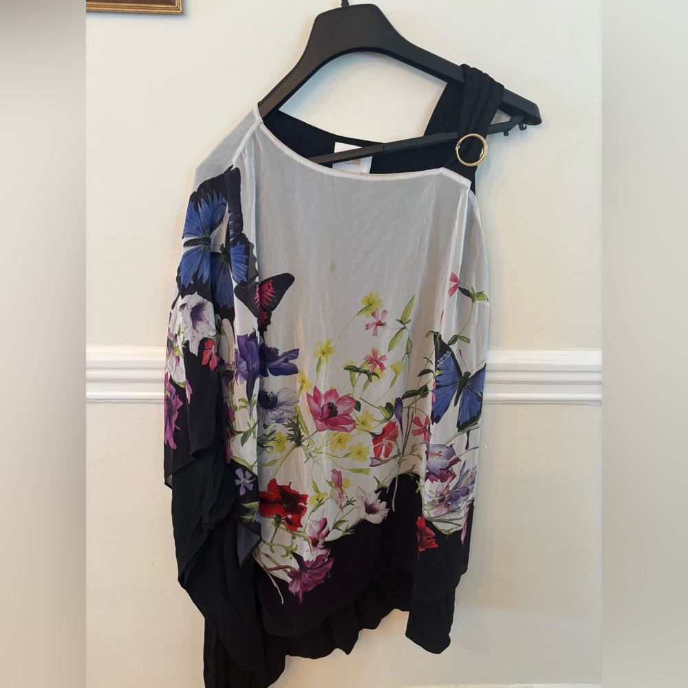 Cavalli Class Floral Butterfly Dress – Size L